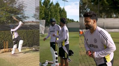 WATCH: 'Jasprit ko pel diya hai': Rishabh Pant bowls to Bumrah during India's practice session for Border-Gavaskar Trophy 2024-25 Rishabh Pant and Jasprit Bumrah