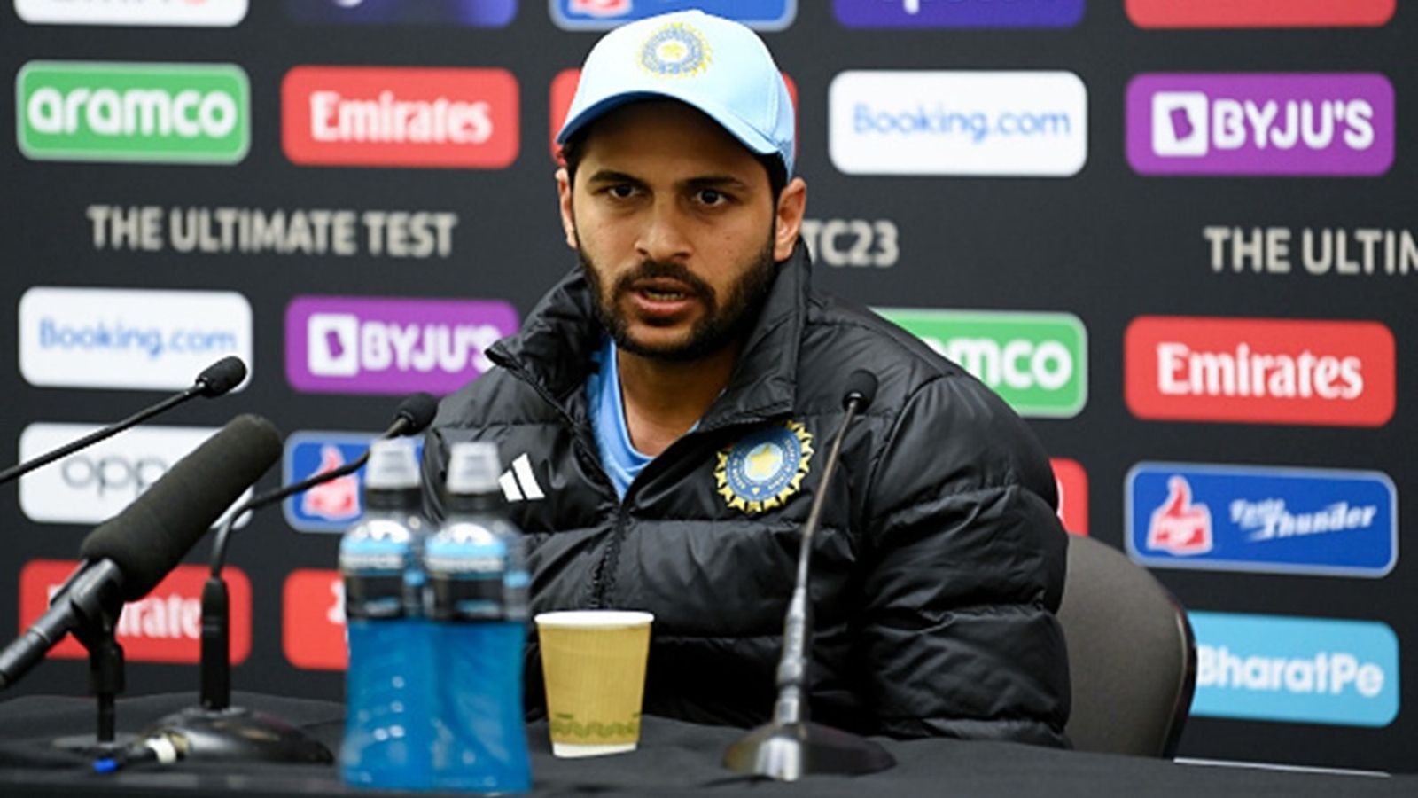 Shardul Thakur reacts to Border-Gavaskar Trophy 2024 squad snub after head coach Gautam Gambhir picked young all-rounder as his replacement Shardul Thakur of India speaks to the media in the post-match press conference after day three of the ICC World Test Championship Final between Australia and India at The Oval on June 09, 2023 in London, England.