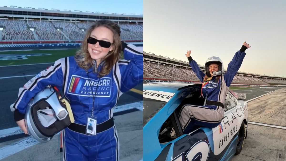 Watch: Sydney Sweeney turns NASCAR driver for a day, ravishes Driving Track suit in a sizzling picture Sydney Sweeney as a driver in the frame