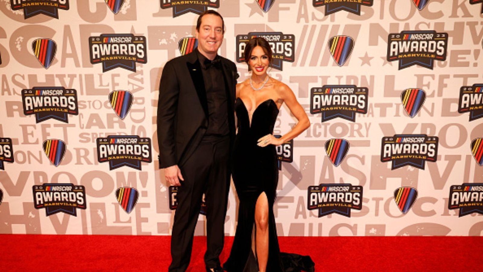 'Why else would you marry a NASCAR driver' Passenger Princess Samantha flexes husband Kyle Busch's money Kyle Busch and Samantha Busch in the frame