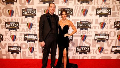 'Why else would you marry a NASCAR driver' Passenger Princess Samantha flexes husband Kyle Busch's money Kyle Busch and Samantha Busch in the frame