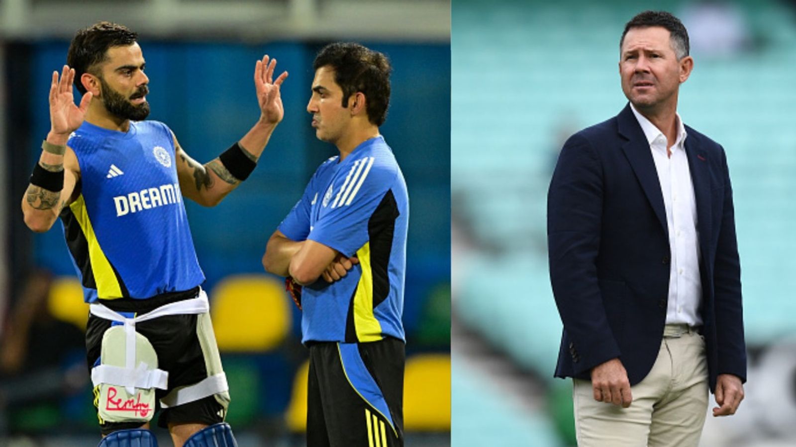'He'll hear some worse things...': Ricky Ponting launches another attack on Gautam Gambhir over 'Virat Kohli debate' ahead of Border-Gavaskar Trophy From Left: India's Virat Kohli, Gautam Gambhir and Australia's Ricky Ponting