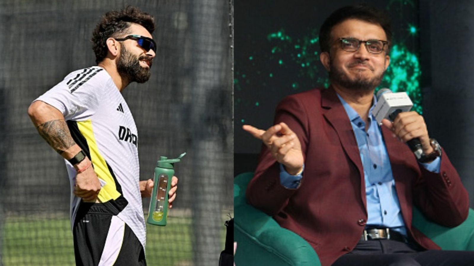 'Kohli hasn't had best of times, he has reputation to keep...': Sourav Ganguly's bold remark on 'ageing' Virat ahead of Border-Gavaskar Trophy opener From Left: India's superstar batter Virat Kohli and former BCCI president Sourav Ganguly