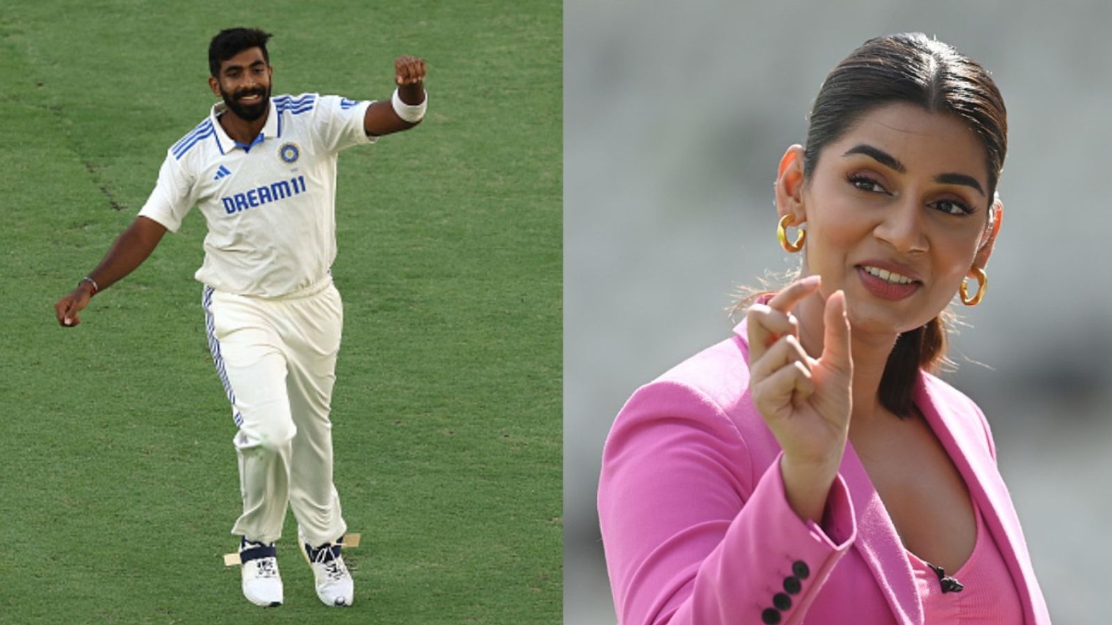 'Great Bowler, Even Greater Booty': Sanjana Ganesan's unique Instagram story goes viral after husband Jasprit Bumrah's fiery spell against Australia India's star pacer Jasprit Bumrah and his wife Sanjana Ganesan