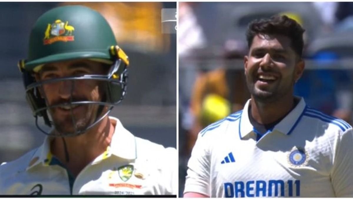 WATCH: Mitchell Starc warns Harshit Rana 'I bowl faster than you' after facing a fiesty short ball, tells him 'I've got a long memory' Mitchell Starc, Harshit Rana