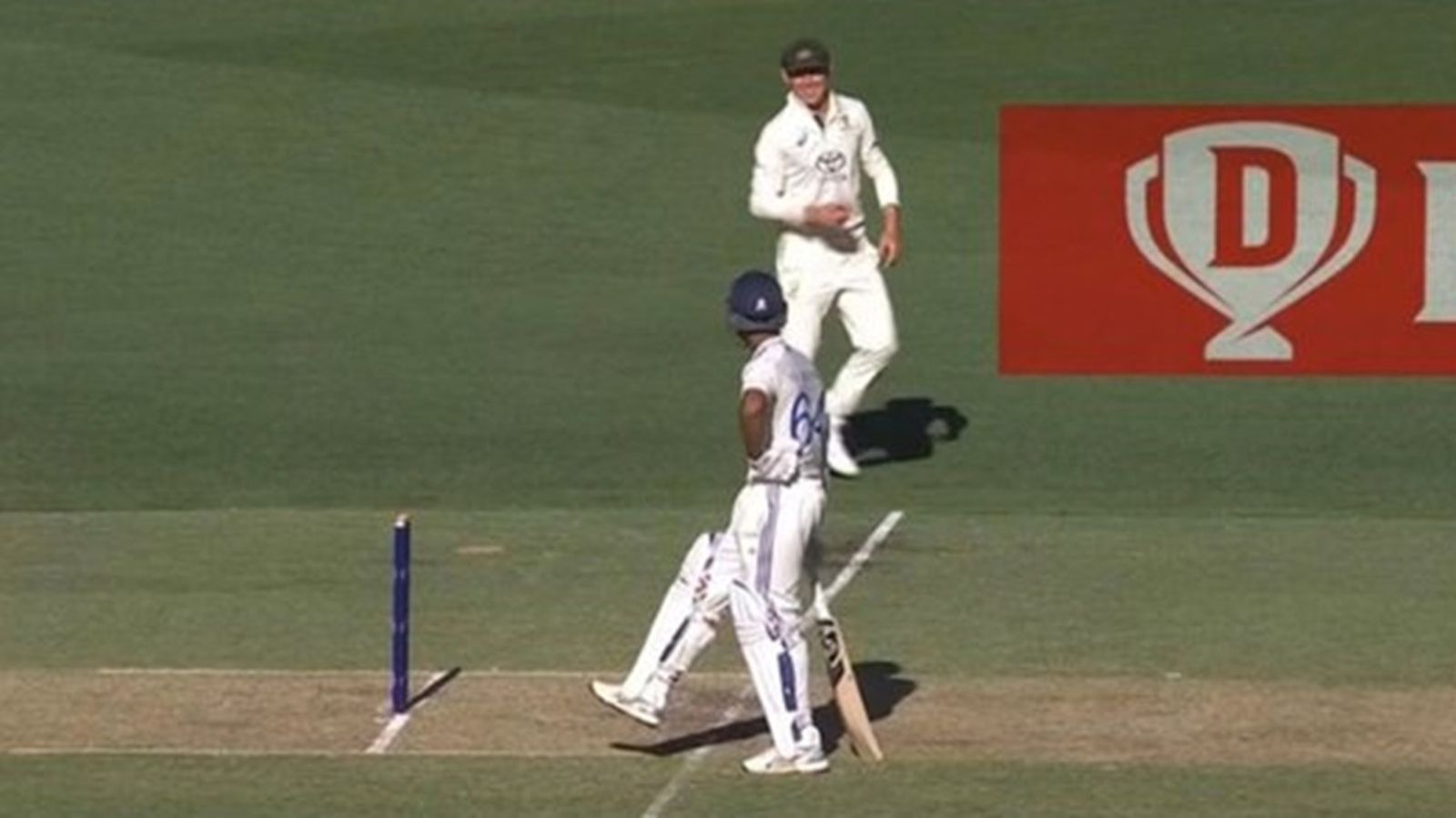 WATCH: Yashasvi Jaiswal tempts Marnus Labuschagne to run him out by standing just outside the crease, leads to epic banter Yashasvi Jaiswal and Marnus Labuschagne engage in a banter on Day 2 of Perth Test.