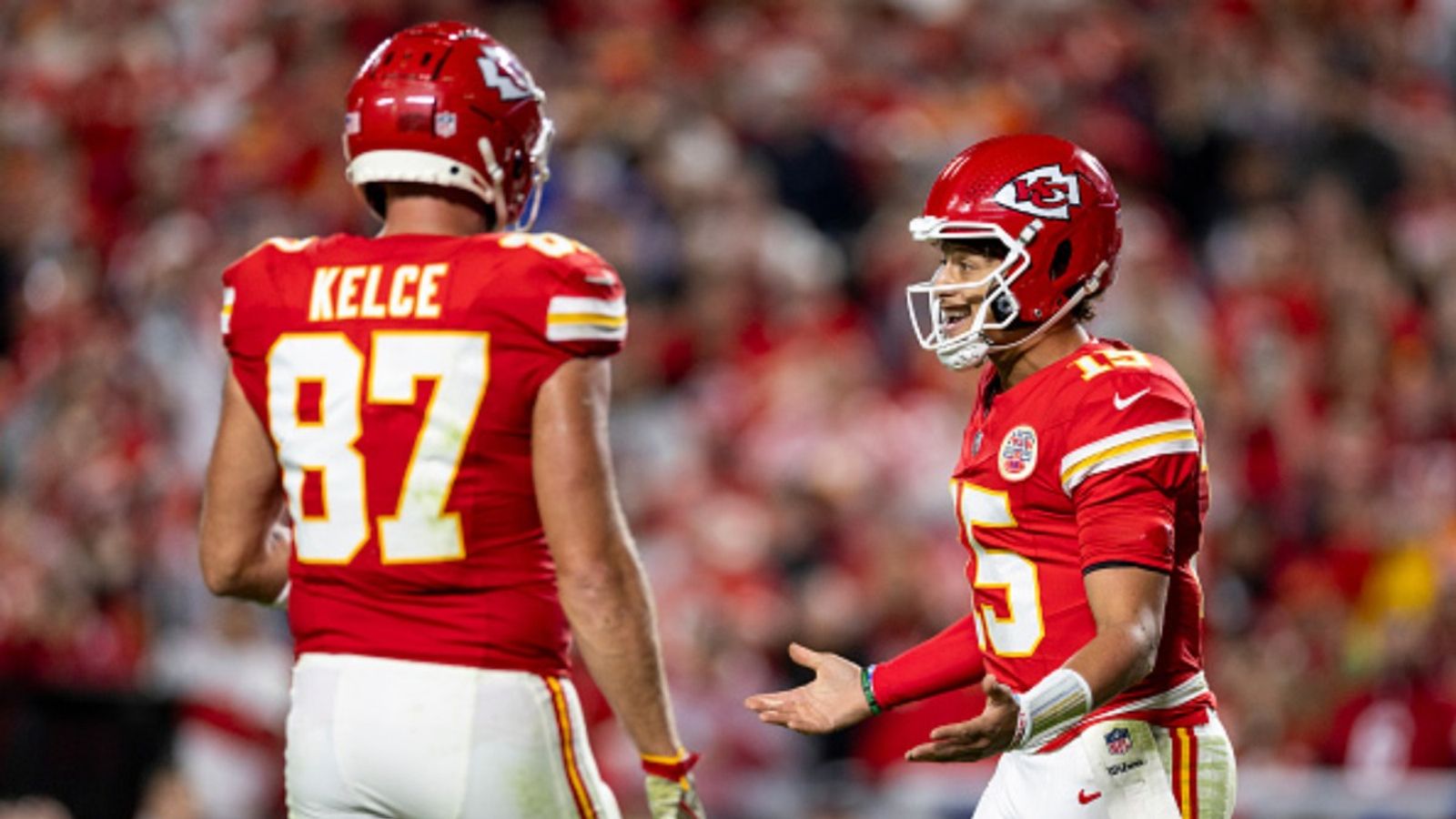 Not just a mere coincidence : Travis Kelce's $6 million residence, Patrick Mahomes and NFL players home burglaries have an international crime ring connection Patrick Mahomes and Travis Kelce in the frame