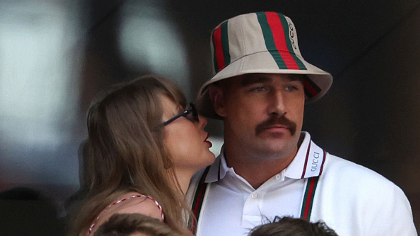 A weird NFL rule stops Travis Kelce and his girlfriend Taylor Swift from sleeping with each other before games , know the rule Taylor Swift and Travis Kelce in the frame
