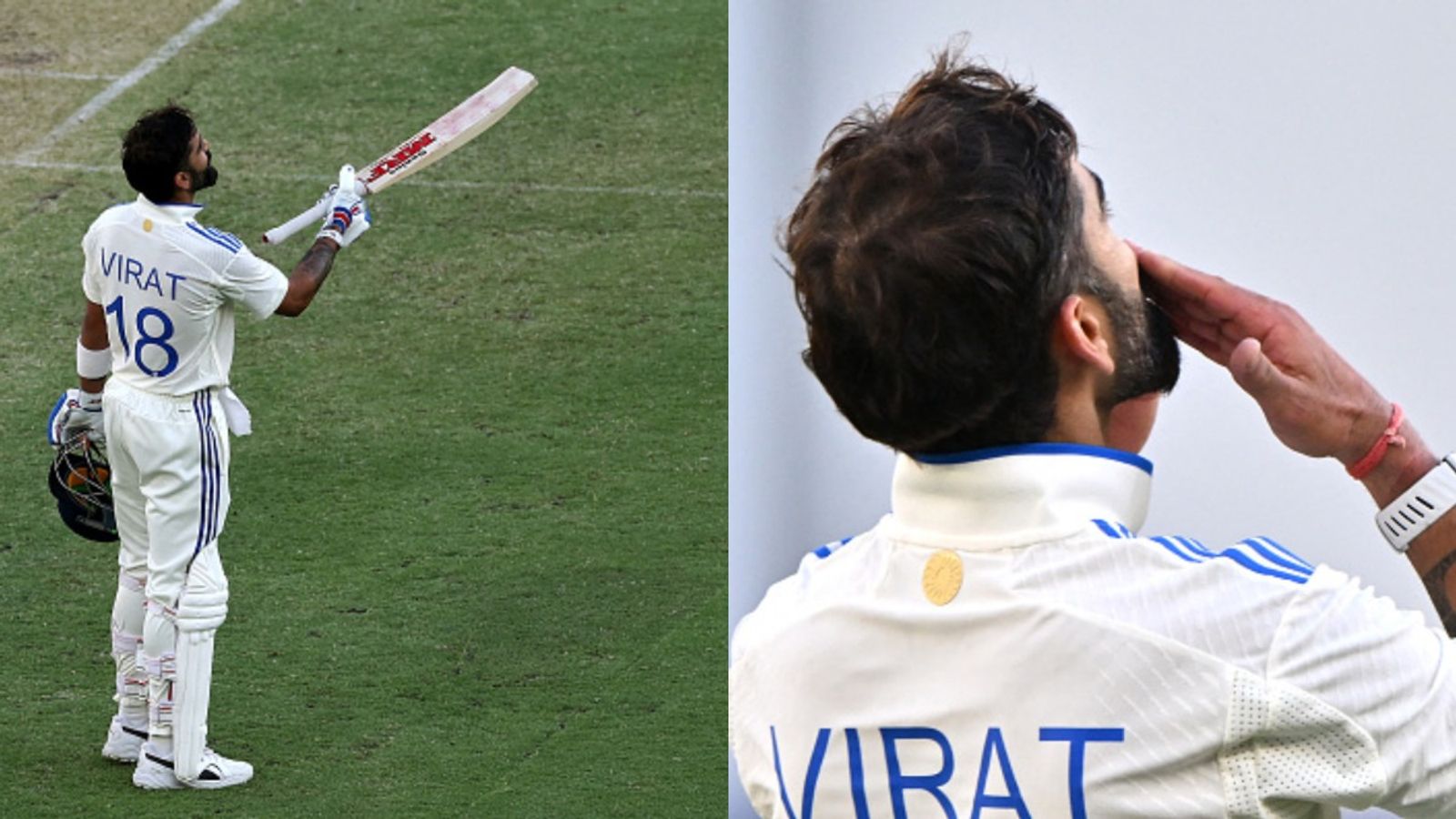 IND vs AUS: Virat Kohli's flying kiss to wife Anushka Sharma after 30th Test ton in Perth breaks internet - WATCH IND vs AUS: Virat Kohli's flying kiss to wife Anushka Sharma after 30th Test ton in Perth breaks internet - WATCH