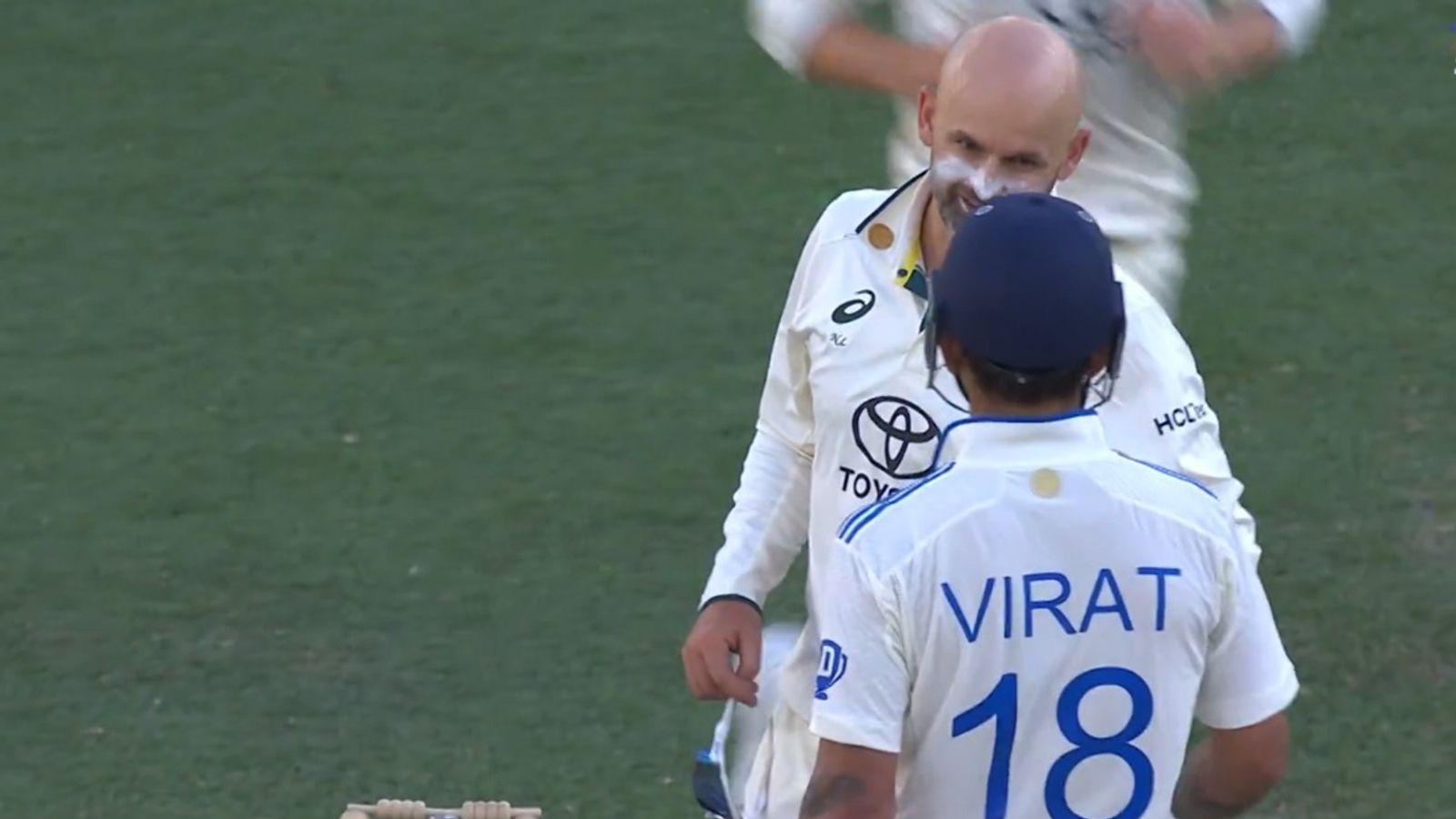 'Oh Jeez, that's not respect there': Virat Kohli's conversation with Nathan Lyon after getting beaten my massive turner caught on stump mic; watch video Nathan Lyon and Virat Kohli engage in banter on Day 3 of Perth Test.