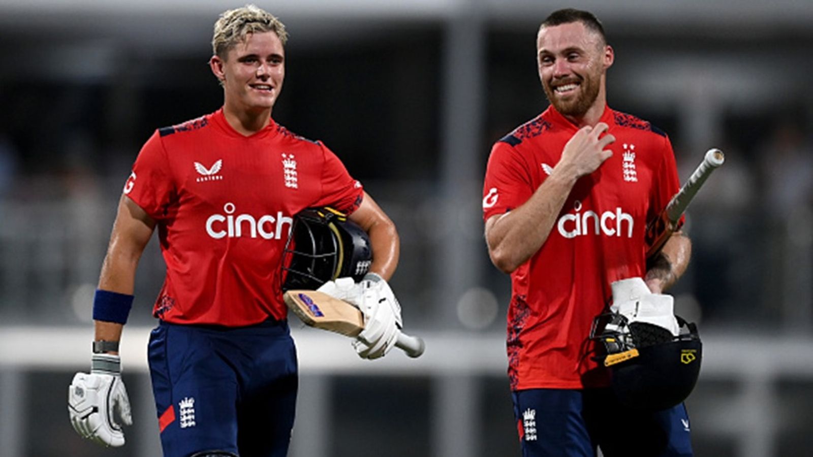 England name playing XI for first Test against New Zealand, RCB's 21-year-old recruit to make Test debut Phil Salt and Jacob Bethell of England after finishing the run chase against West Indies.