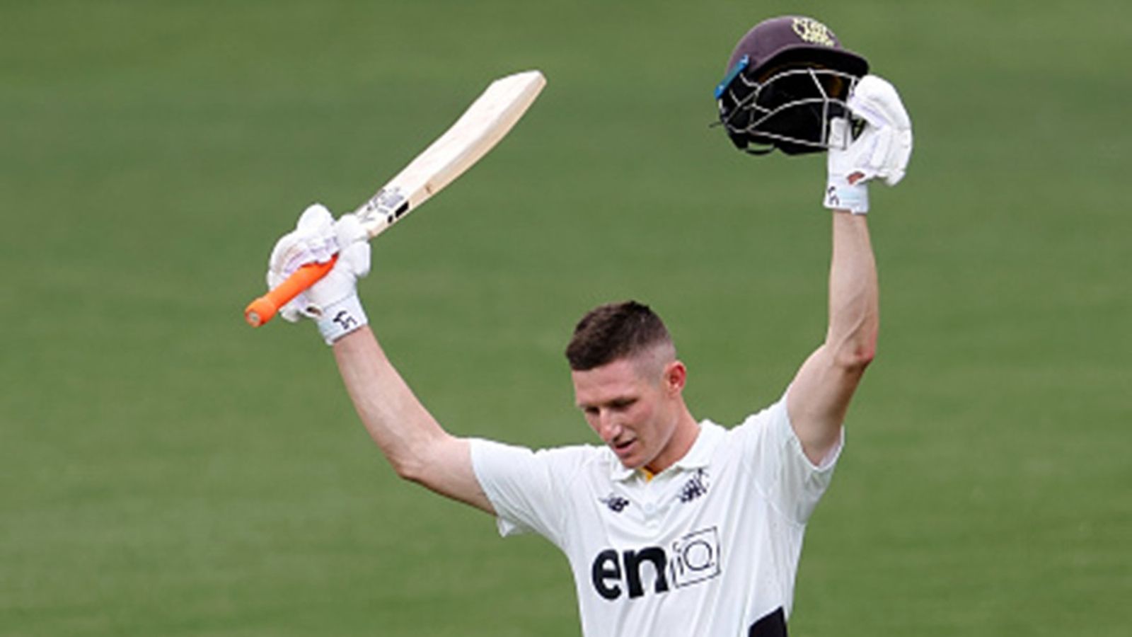 Snubbed for Perth Test, Out-of-favour opener smashes unbeaten hundred in pink-ball match in Adelaide ahead of 2nd Test Cameron Bancroft of Western Australia celebrates his century during the Sheffield Shield match between South Australia and Western Australia at Adelaide Oval, on November 26, 2024.