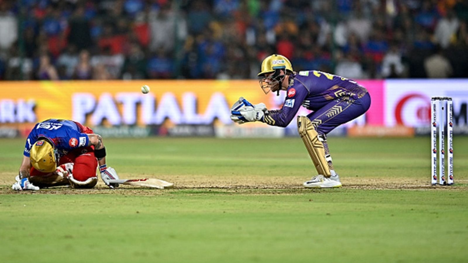'I've got tremendous amount of respect for Virat': Phil Salt opens up on prospect of opening the innings with Kohli for RCB Royal Challengers Bengaluru's Virat Kohli (L) ducks as wicketkeeper Phil Salt fields the ball during the Indian Premier League (IPL) match at the M Chinnaswamy Stadium in Bengaluru on March 29, 2024.