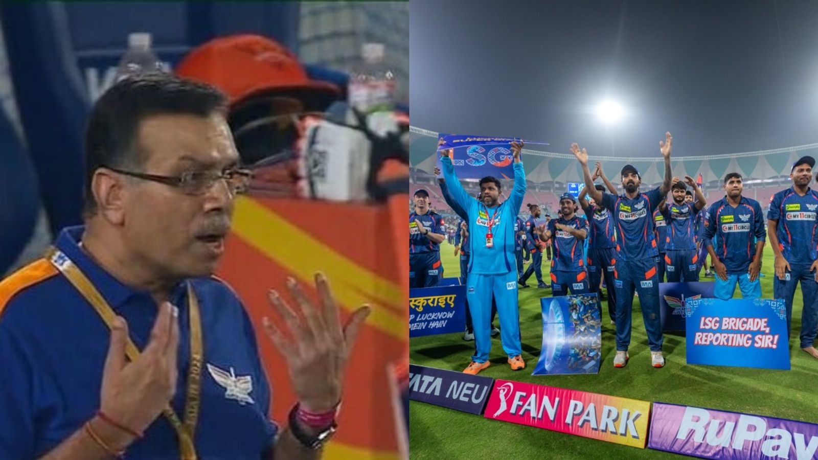 'KL Rahul didn't mention Goenka...': Former Lucknow Super Giants skipper's emotional social media post for LSG sparks controversy among fans ahead of IPL 2025 Sanjiv Goenka and KL Rahul for LSG