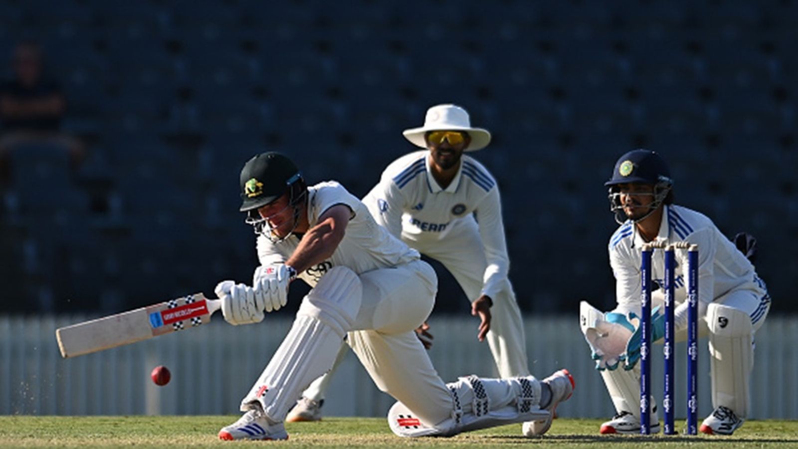 Uncapped all-rounder with 5,297 runs and 148 wickets set for maiden call-up as injury cover for this Australian player ahead of pink-ball Adelaide Test Beau Webster of Australia A bats during the match between Australia A and India A at Great Barrier Reef Arena on October 31, 2024 in Mackay.