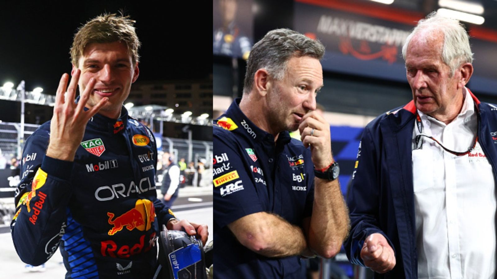 Red Bull responds to F1 2024 Champion Max Verstappen's claim of winning the Championship sooner at Mclaren and Ferrari too Max Verstappen and Top Brass of Red Bull in the frame