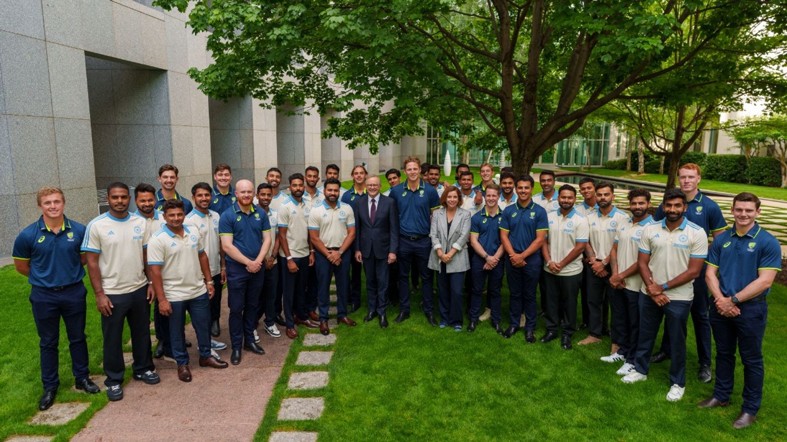 Exclusive: Indian captain Rohit Sharma addresses Australia's parliament ahead of 2nd Border-Gavaskar Trophy Test in Adelaide, says 'great challenge to come here and play cricket' Team India and Prime Minister XI players meet with the Australian PM Anthony Albanese