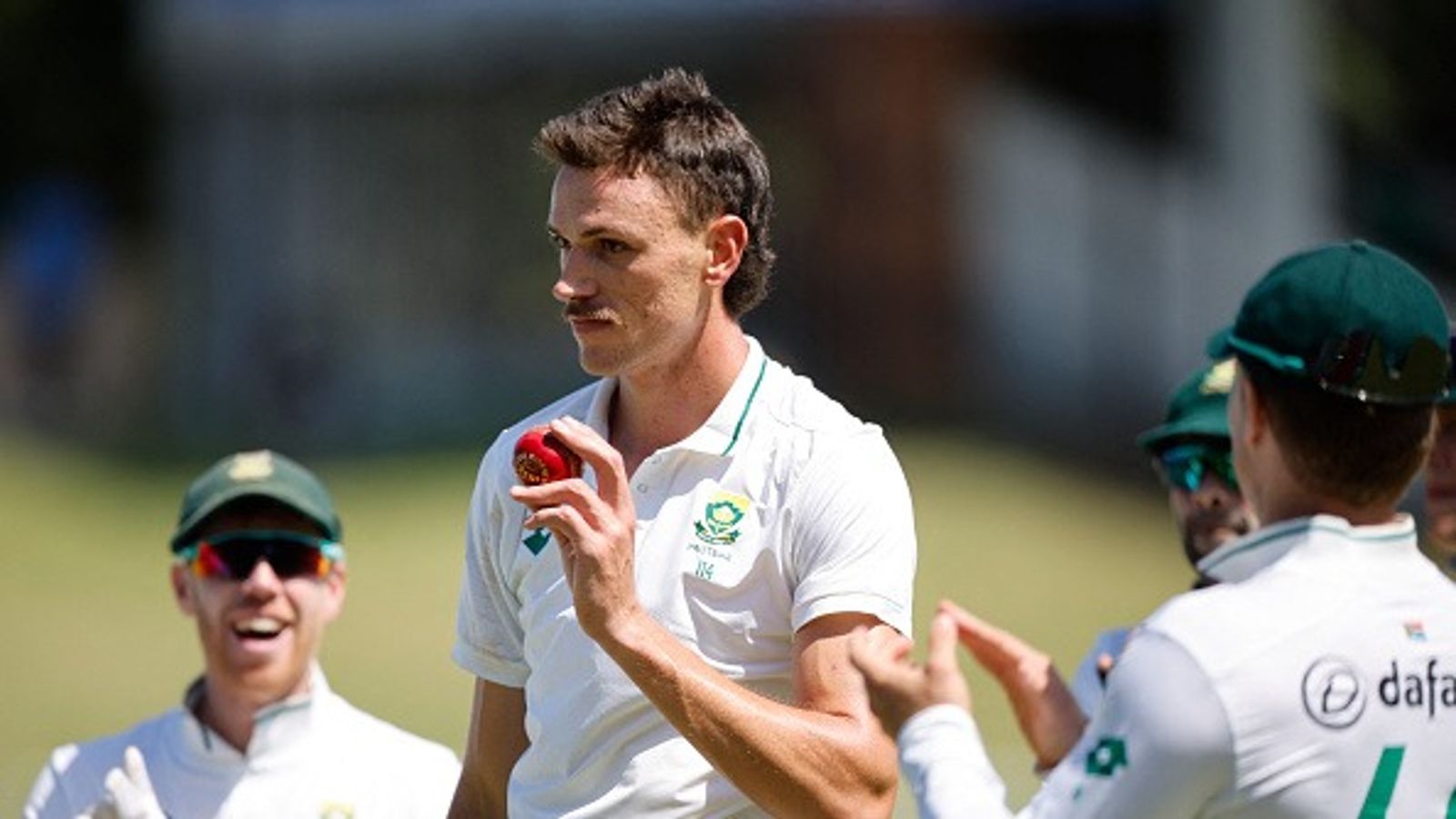 SA vs SL 1st Test: Marco Jansen produces a career-best 7/13 as Sri Lanka records their lowest-ever Test score of 42 in a stunning 13.5-over collapse Marco Jansen celebrating