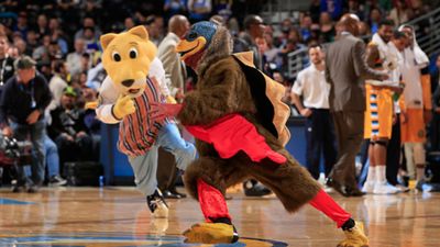 Just Like NFL Tripleheader, Are there any NBA games today? Know the Thanksgiving 2024 schedule NBA team mascot chasing Turkey