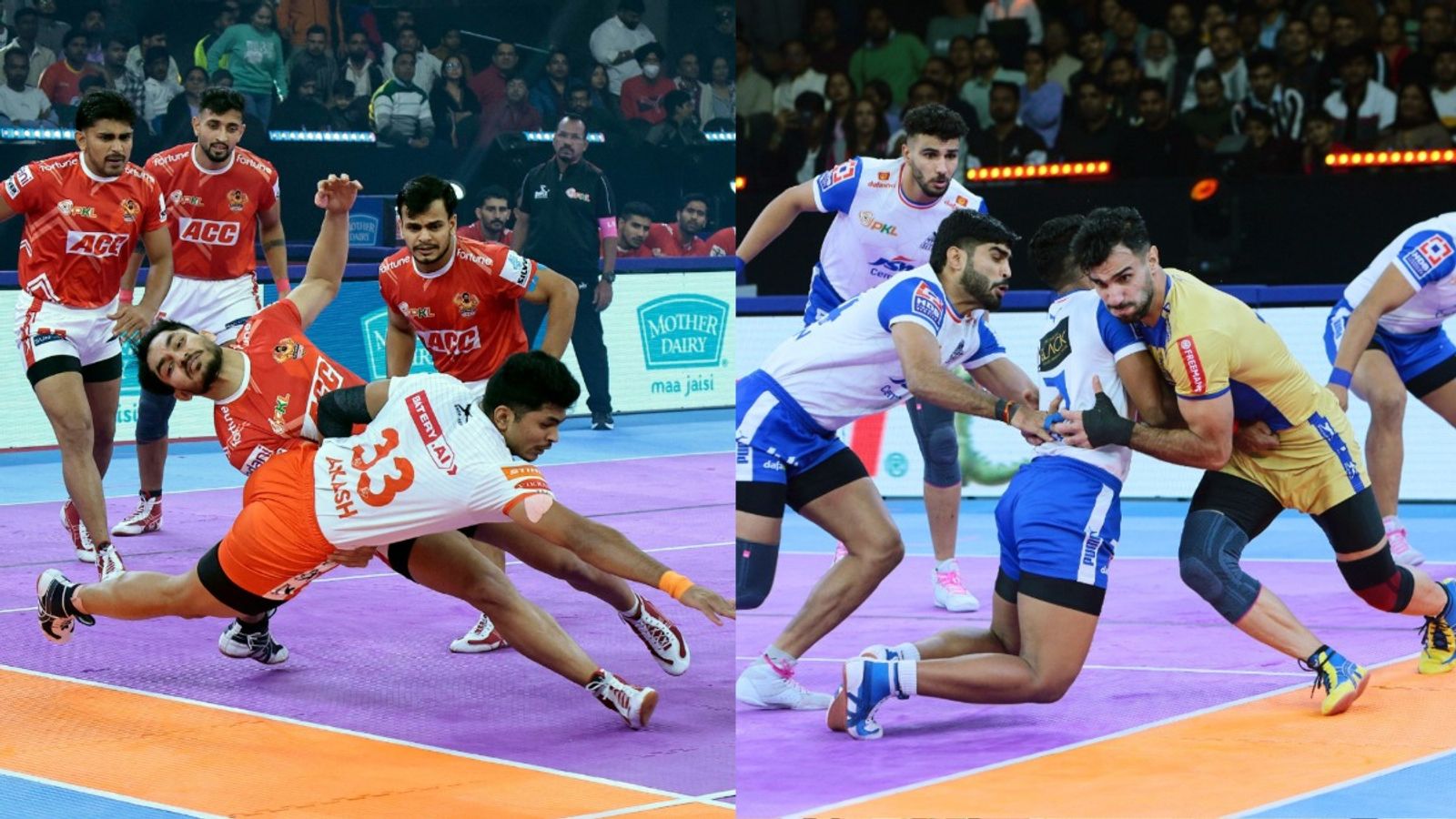 Pro Kabaddi League 2024: Puneri Paltan move to 3rd in points table with win over Gujarat Giants; Haryana Steelers down Tamil Thalaivas Pro Kabaddi League 2024: Puneri Paltan move to 3rd in points table with win over Gujarat Giants; Haryana Steelers down Tamil Thalaivas