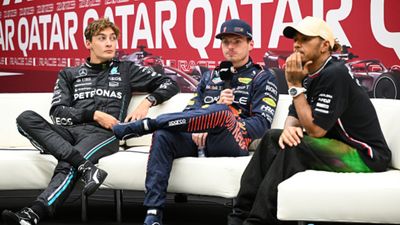 Max Verstappen furious on Mercedes driver desperate to get him penalized during Qatar GP 2024 says, 'lost all respect' for him George Russell, Lewis Hamilton and Max Verstappen in the frame