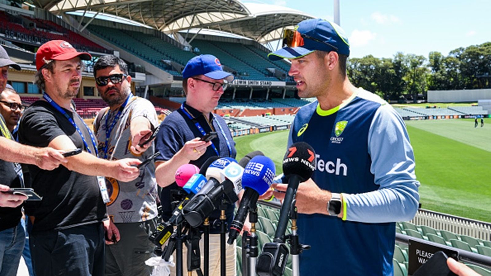 'We won't go out there expecting to do it again': Alex Carey recalls 'amazing' 36 all out in Adelaide but doesn't expect current Indian lineup to fall apart Alex Carey of Australia speaks to media during his press conference before an Australian Test Squad training session at Adelaide Oval on December 03, 2024.