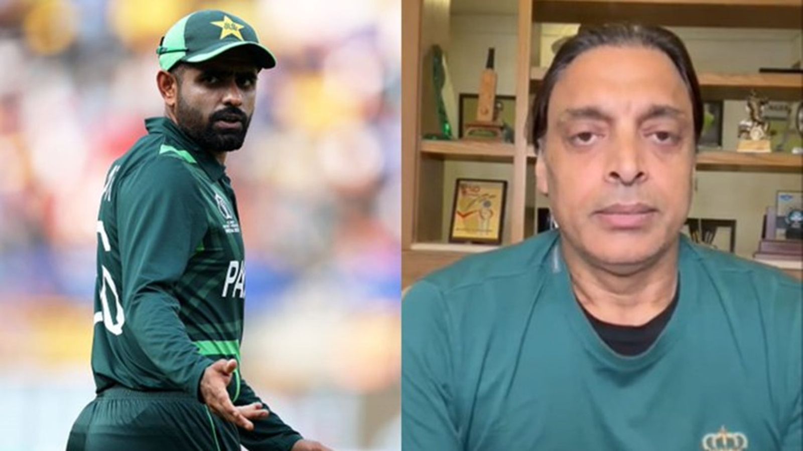 'The path is going to be difficult for him': Shoaib Akhtar explains what Babar Azam needs to do to retain his place in white-ball squad Pakistan batter Babar Azam; Former Pakistan pacer Shoaib Akhtar.