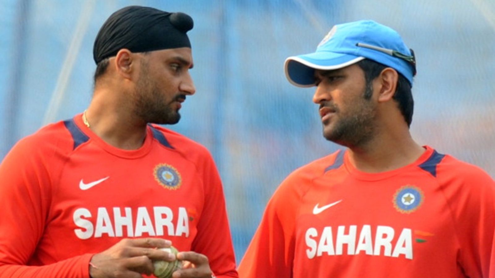 'I have no reason; perhaps he does': Harbhajan Singh claims he hasn't spoken to his former captain MS Dhoni in 10 years Indian cricketers Harbhajan Singh (L) talks with captain Mahendra Singh Dhoni in the nets during a training session of the Indian team at The M. Chinnaswamy Stadium in Bangalore on February 26, 2011.