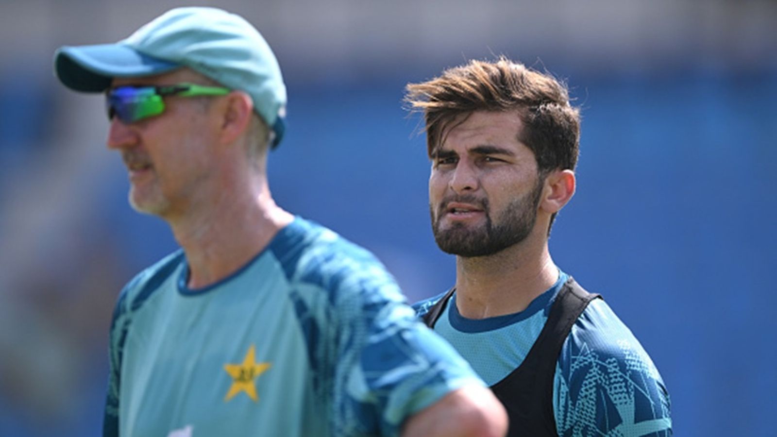 Selector Aqib Javed reveals 'strategic decision' behind not naming Shaheen Afridi in Pakistan's Test squad for South Africa tour Pakistan coach Jason Gillespie and bowler Shaheen Shah Afridi look on during Pakistan net practice at Multan Cricket Stadium on October 05, 2024.