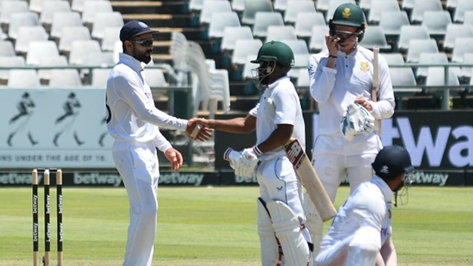 ICC Test Rankings: Temba Bavuma jumps 14 places to enter top 10 and leave Virat Kohli behind, Yashasvi Jaiswal slips too ahead of Adelaide game Virat Kohli (Captain) of India congratulates Rassie van der Dussen and Temba Bavuma (Vice Captain) of South Africa.