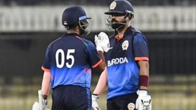 Hardik Pandya's Baroda team put 349 on scoreboard as batters smash 37 sixes to register highest ever T20 total in cricket history Baroda batters in frame