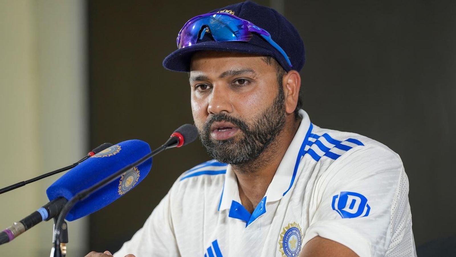 Rohit Sharma reacts to talks about rift within Australian camp ahead of Adelaide Test, says '...what's happening in their dressing room' India captain Rohit Sharma in frame