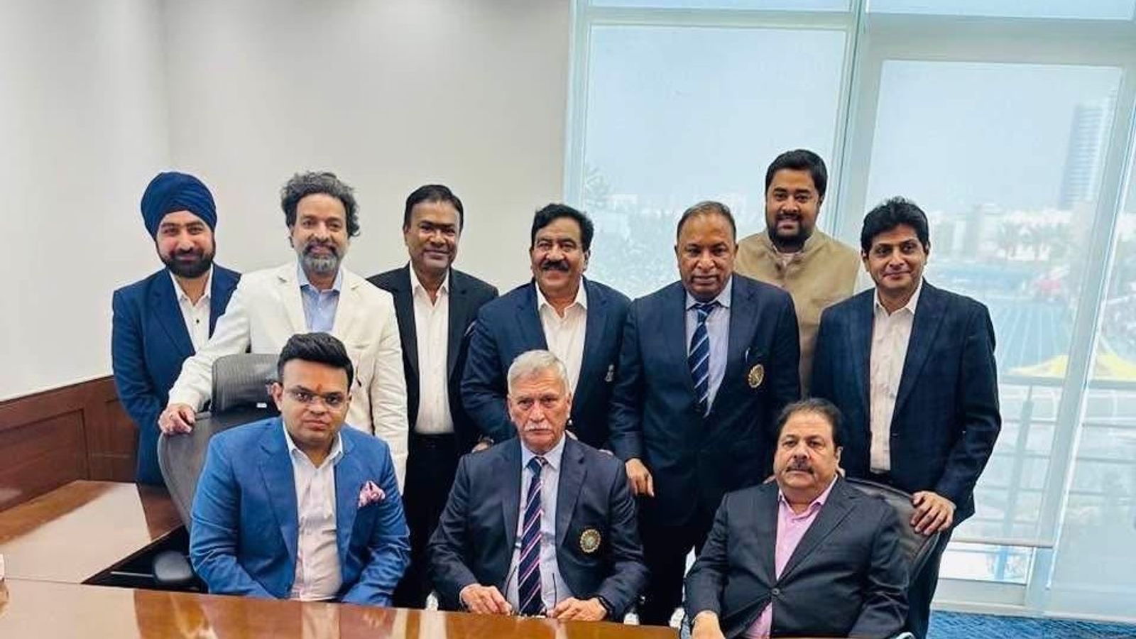 Chairman Jay Shah pledges to elevate cricket to unprecedented heights after ICC Headquarters visit, says 'I'm encouraged by what I have seen...' ICC Board Directors and staff including newly appointed chairman Jay Shah in frame