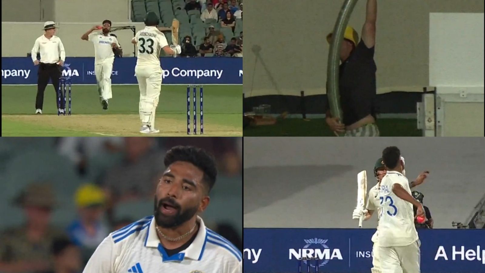 'F**k****': Mohammed Siraj fumes at Marnus Labuschagne as Australia star distracted by 'beer snake' during pink ball Test of Border-Gavaskar Trophy 2024-25 | WATCH Mohammed Siraj