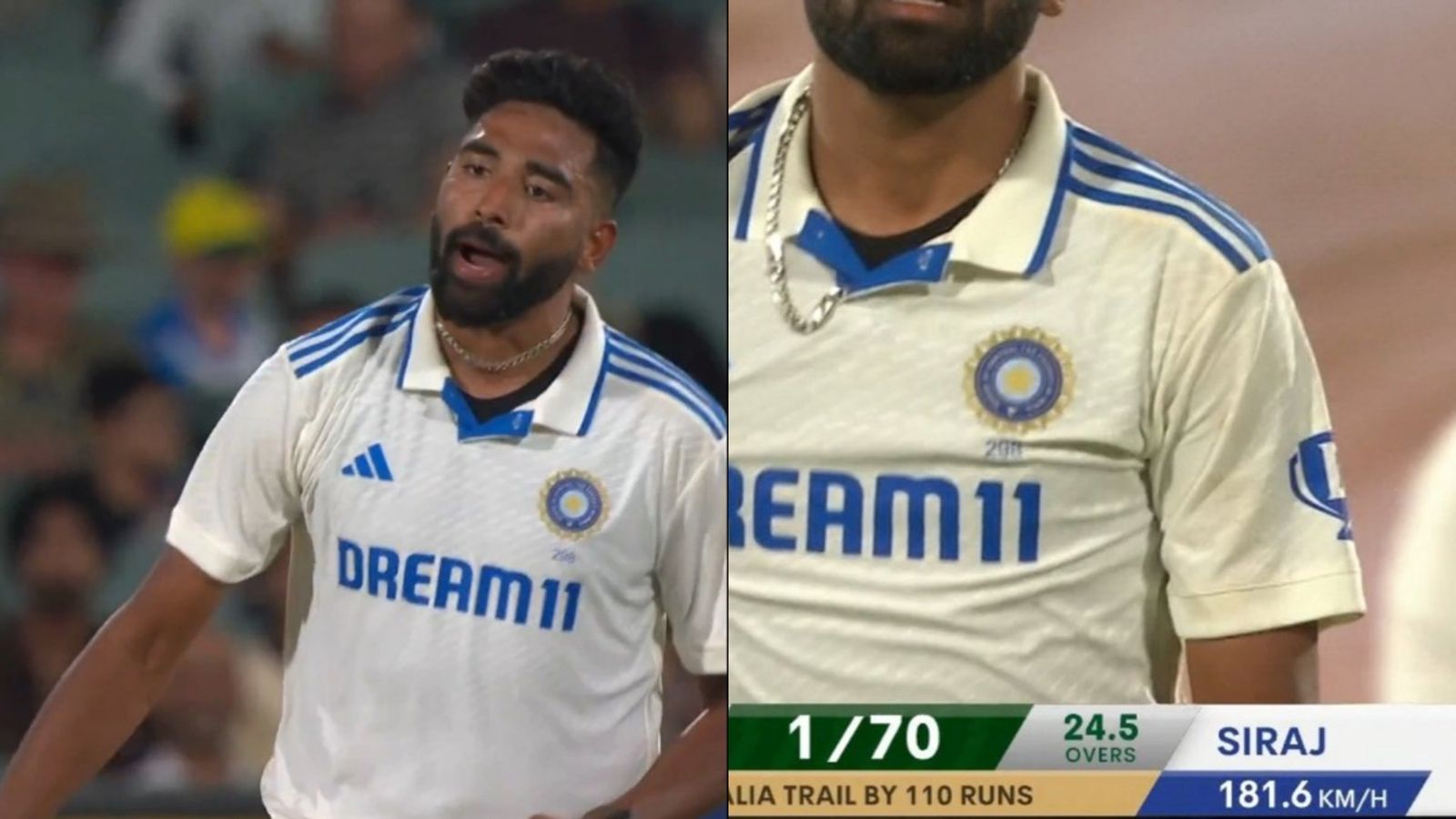 FACT Check: Mohammed Siraj clocked 181.6 Kph during Adelaide Test of Border-Gavaskar Trophy 2024-25 FACT Check: Mohammed Siraj clocked 181.6 Kph during Adelaide Test of Border-Gavaskar Trophy 2024-25