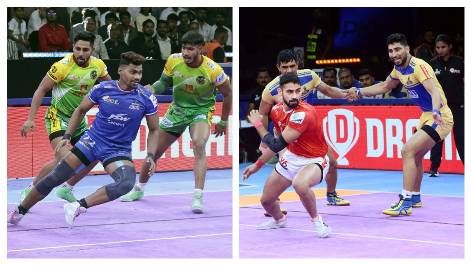 Pro Kabaddi League 2024: Tamil Thalaivas storm past Gujarat Giants with big win; Haryana Steelers get the better of Patna Pirates Pro Kabaddi League 2024: Tamil Thalaivas storm past Gujarat Giants with big win; Haryana Steelers get the better of Patna Pirates