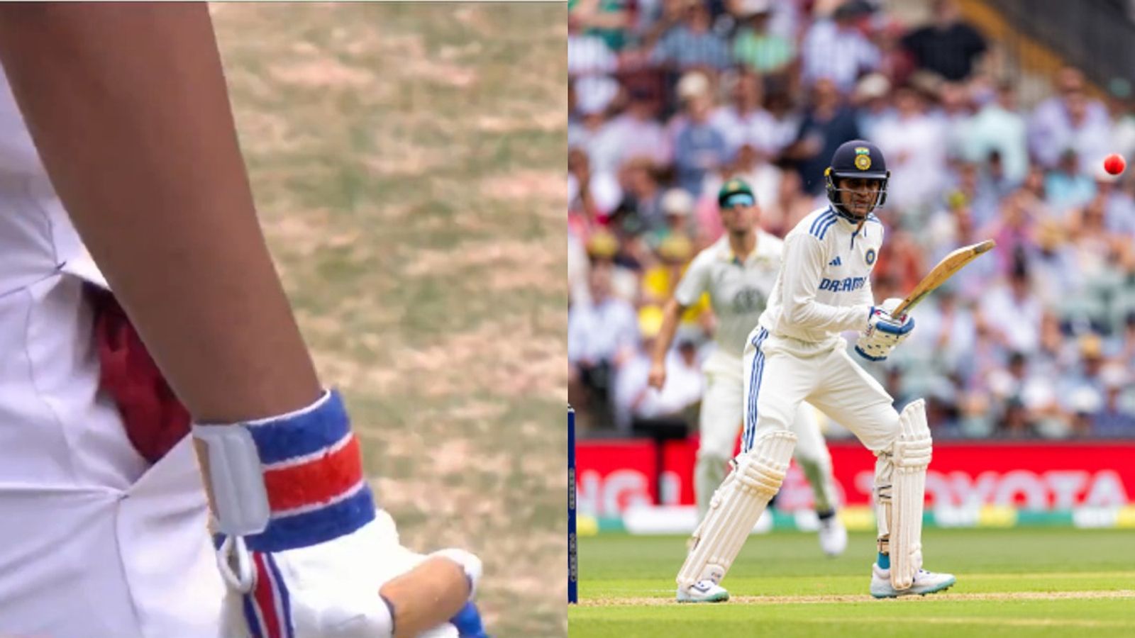 Fact Check: Shubman Gill batted with a red handkerchief in his pocket during pink-ball Test of Border-Gavaskar Trophy 2024-25 Fact Check: Shubman Gill batted with a red handkerchief in his pocket during pink-ball Test of Border-Gavaskar Trophy 2024-25