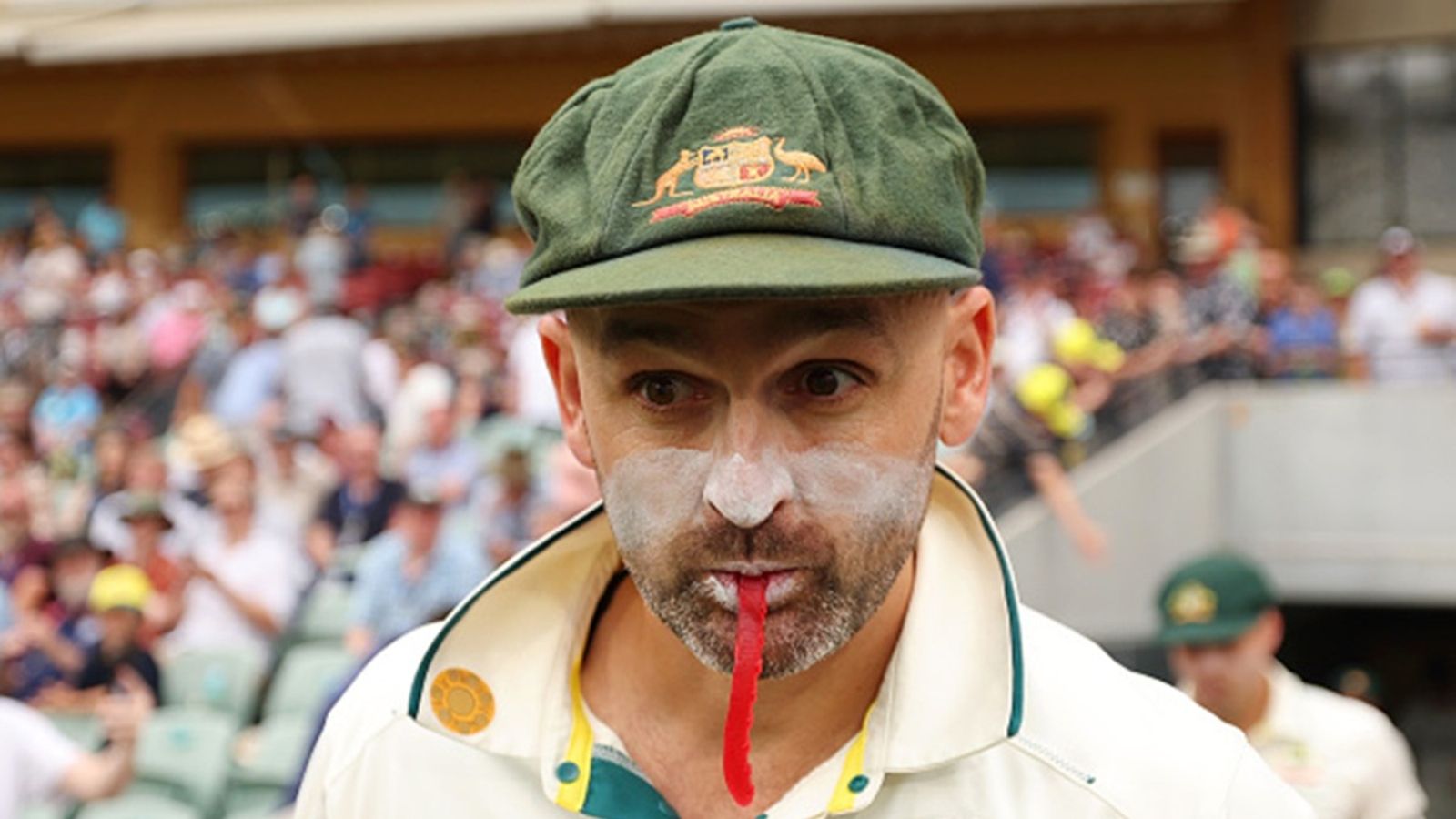 Former Australia wicketkeeper reveals Nathan Lyon was the culprit behind two blackouts in Adelaide on Day 1 of pink-ball Test Nathan Lyon of Australia walks out onto the field after the innings break during day one of the Men's Test Match series between Australia and India at Adelaide Oval on December 06, 2024.