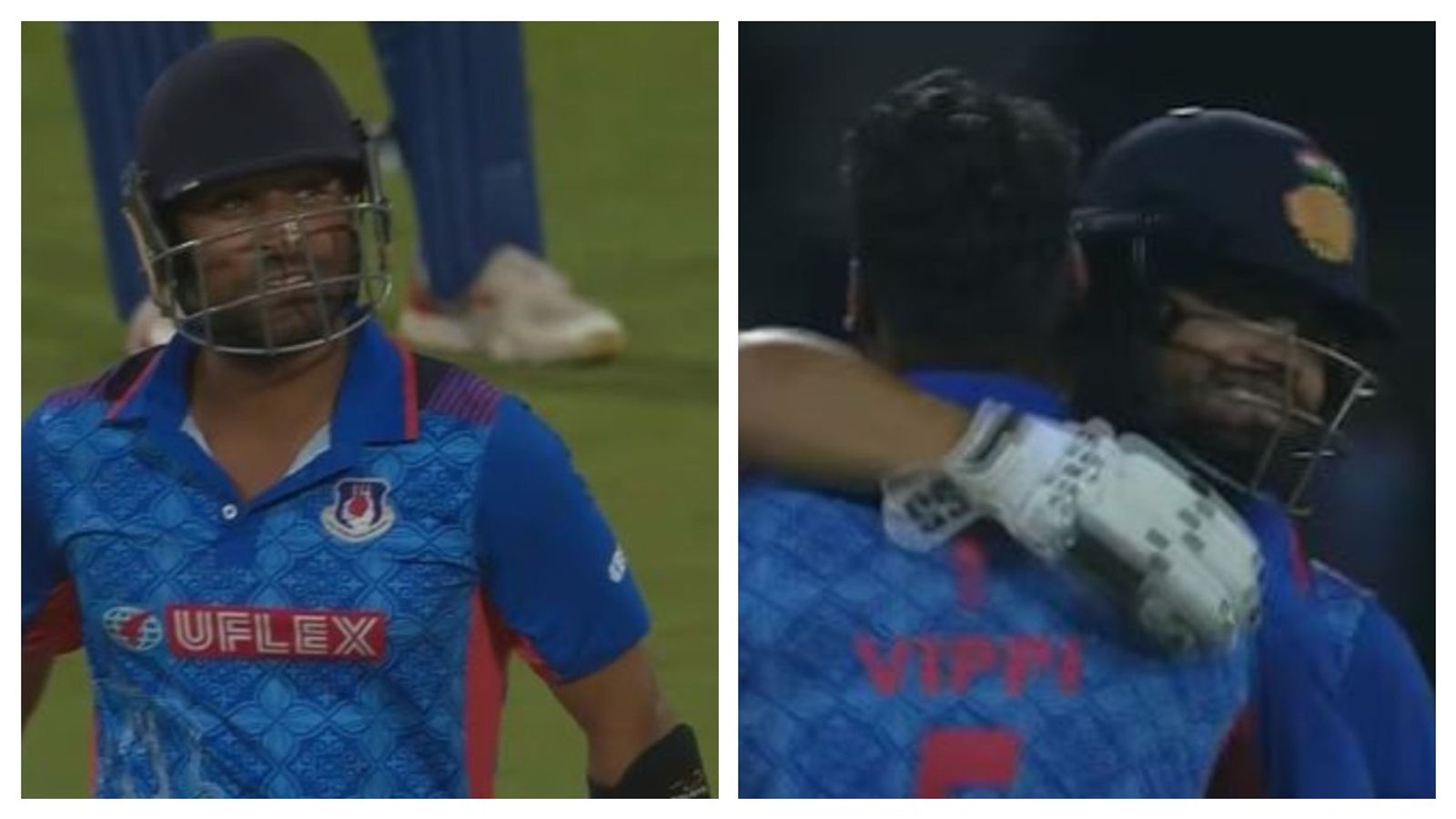 DC's Rs 60 lakh recruit rallies UP from precarious 109/6 to nail-biting victory for SMAT quarters with his 8-ball 27 in '48 runs off 24 balls' thriller UP's star player Vipraj Nigam with Rinku Singh in frame