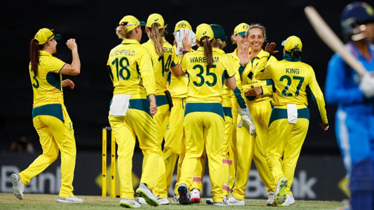 IND-W vs AUS-W: Arundhati Reddy's record 4-fer and Smriti Mandhana's century in vain as Australia win 3rd ODI by 83 runs to clean sweep India 3-0 IND-W vs AUS-W: Arundhati Reddy's record 4-fer and Smriti Mandhana's century in vain as Australia win 3rd ODI by 83 runs to clean sweep India 3-0