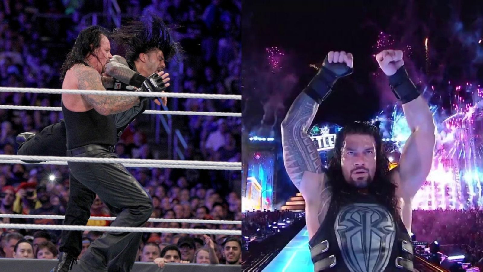 WWE Legend The Undertaker reflects on 2017 WrestleMania loss against Roman Reigns says, 'That still bothers me...' Roman Reigns and Undertaker in the frame