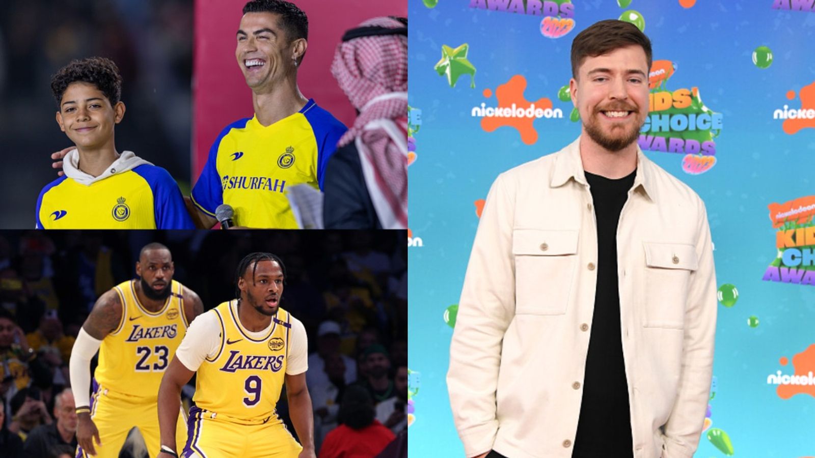 Cristiano Ronaldo shares his dreams of achieving LeBron and Bronny James' Father-Son Legacy on the Field speaking with MrBeast Cristiano Ronaldo shares his dreams of achieving LeBron and Bronny James' Father-Son Legacy on the Field speaking with MrBeast