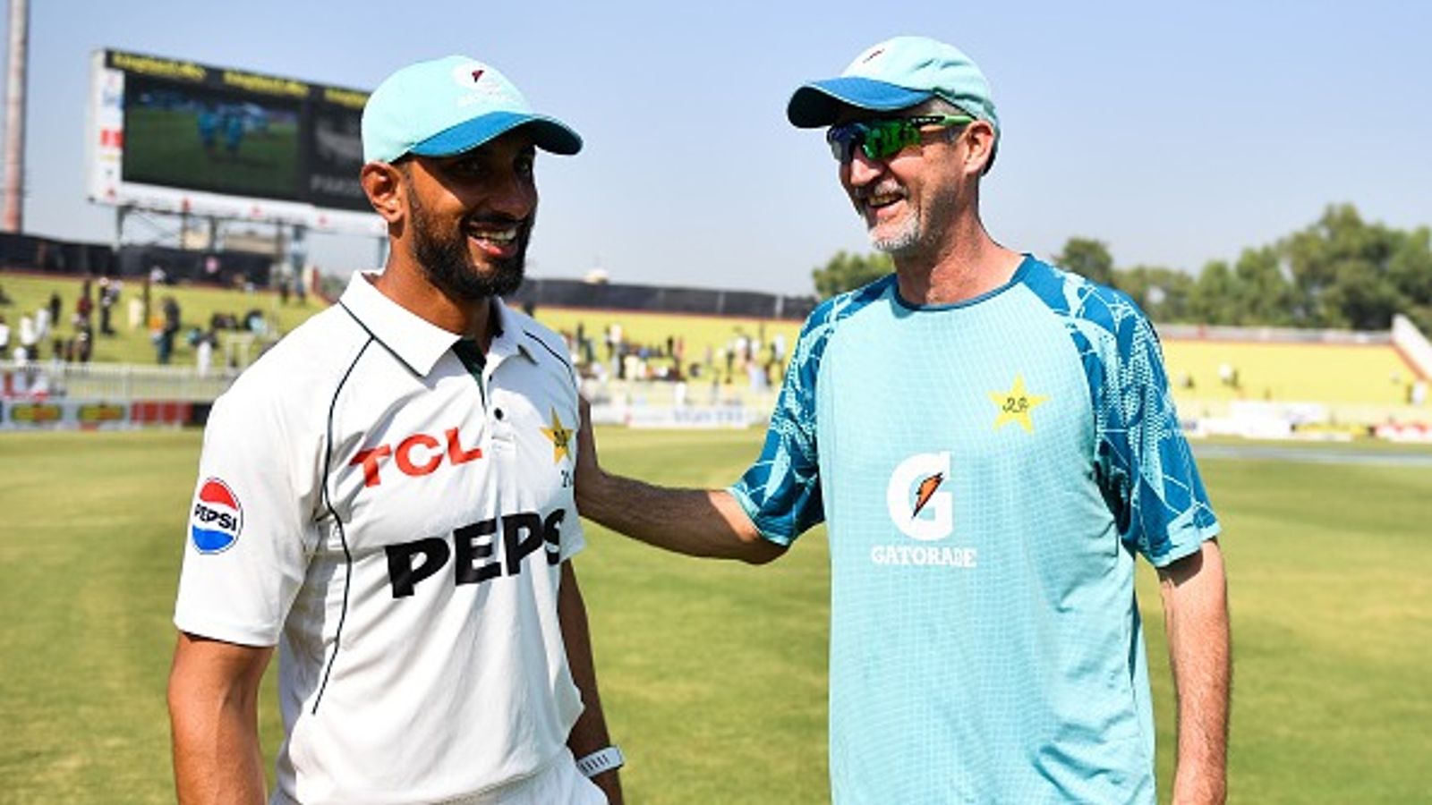 Everything good in PCB? Pakistan head coach refusing to travel with team in South Africa for Tests sparks speculations Jason Gillespie with Pakistan Test captain Shan Masood