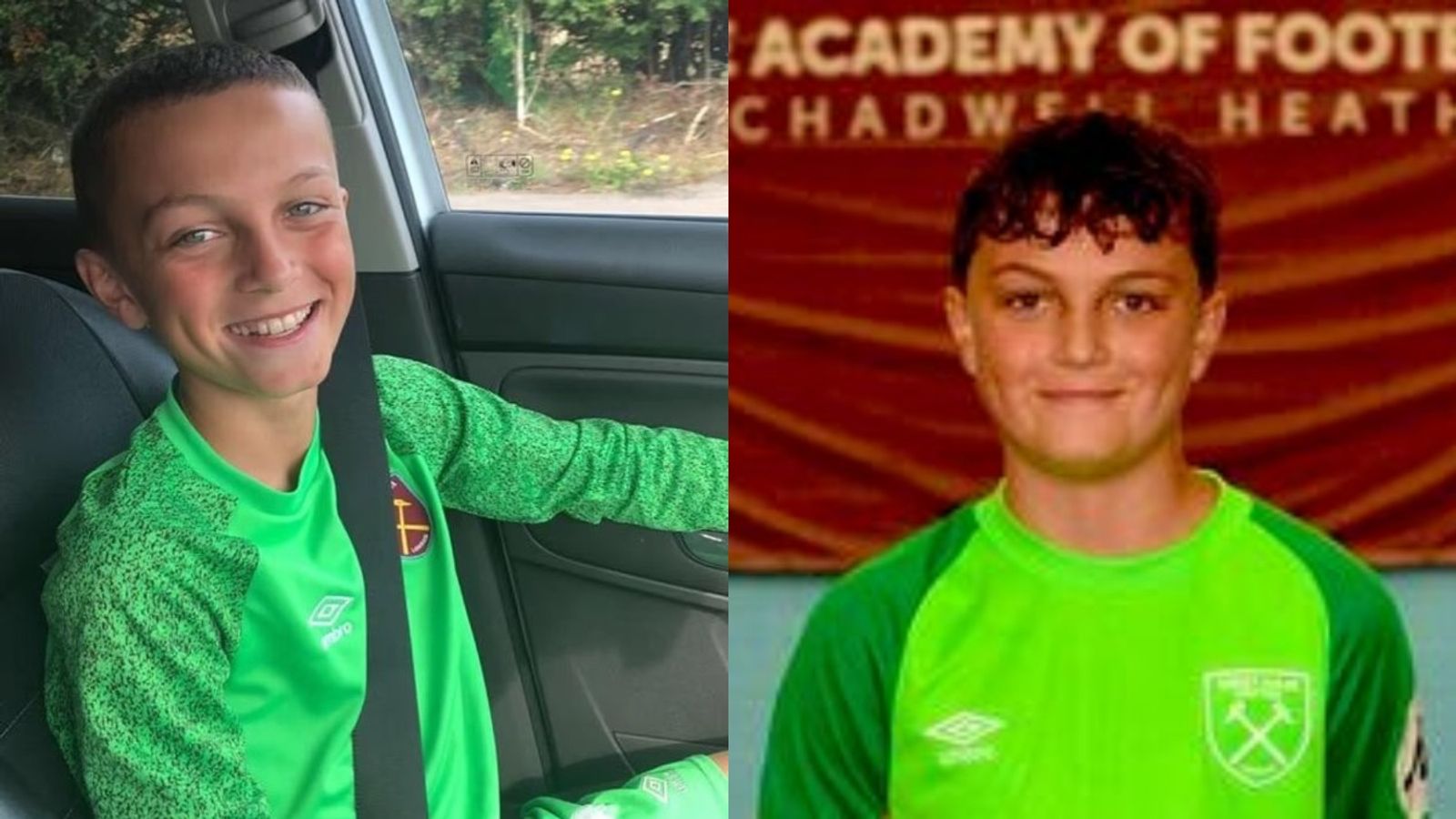 West Ham United goalkeeper aged 15 dies after fighting with cancer Oscar Fairs in the frame