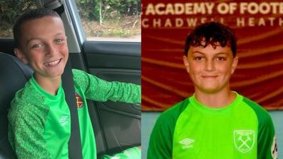 West Ham United goalkeeper aged 15 dies after fighting with cancer Oscar Fairs in the frame