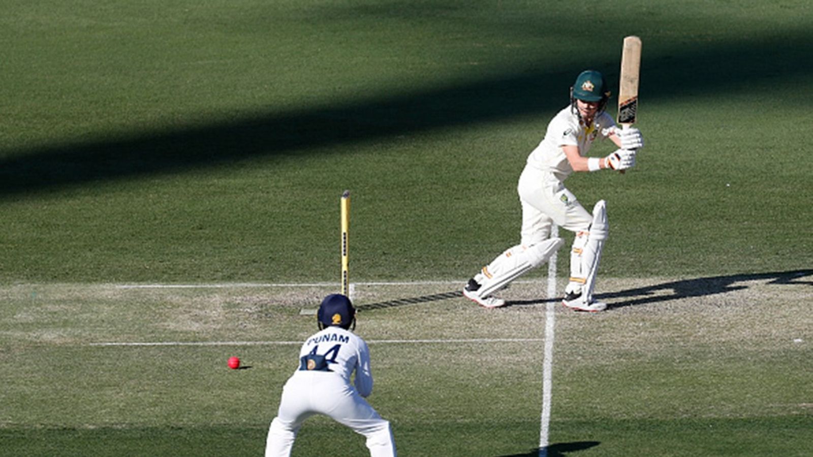Massive setback for Australia, star player ruled out of series due to knee injury Sophie Molineux of Australia in action during day four of the Women's International Test Match between Australia and India at Metricon Stadium on October 03, 2021 in Gold Coast, Australia.