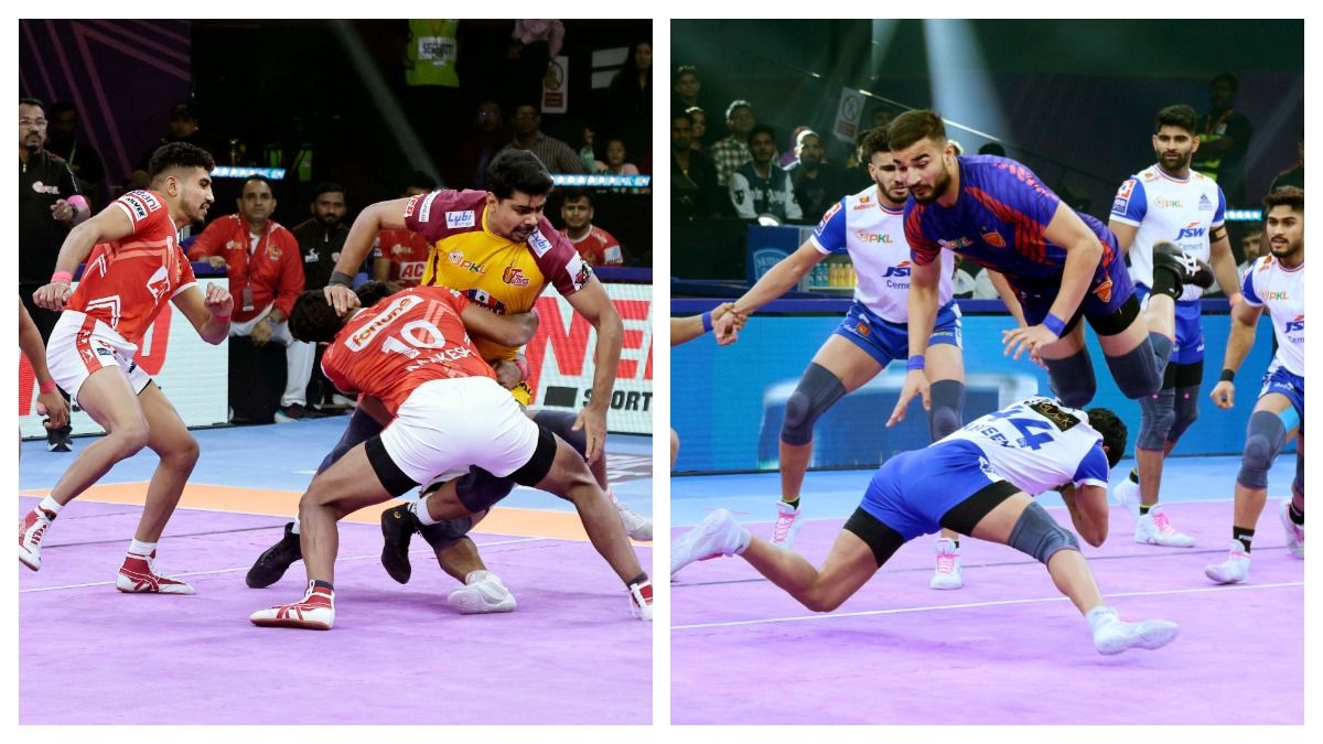 Pro Kabaddi League 2024: Telugu Titans get closer to playoff berth with win over Gujarat Titans; Ashu Malik helps Dabang Delhi down Haryana Steelers Pro Kabaddi League 2024: Telugu Titans get closer to playoff berth with win over Gujarat Titans; Ashu Malik helps Dabang Delhi down Haryana Steelers