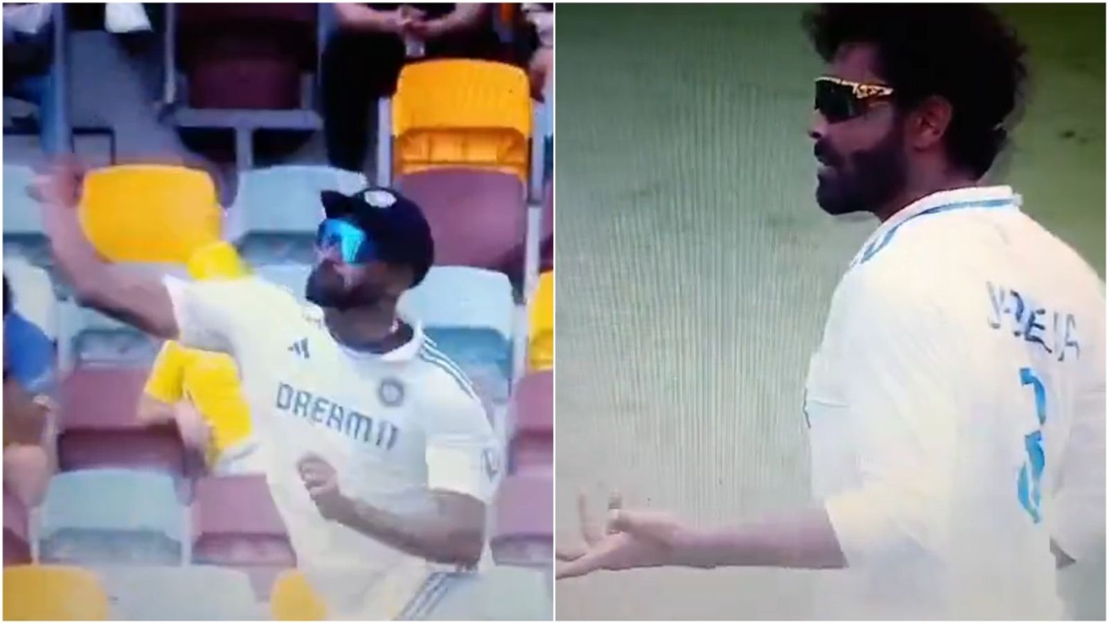 WATCH: Ravindra Jadeja frustrated after collecting Mohammed Siraj's wild throw, ex-English cricketer says 'There is a bit of civil war' Ravindra Jadeja reacts to Mohammed Siraj's unnecessary throw on Day 2 of The Gabba Test.