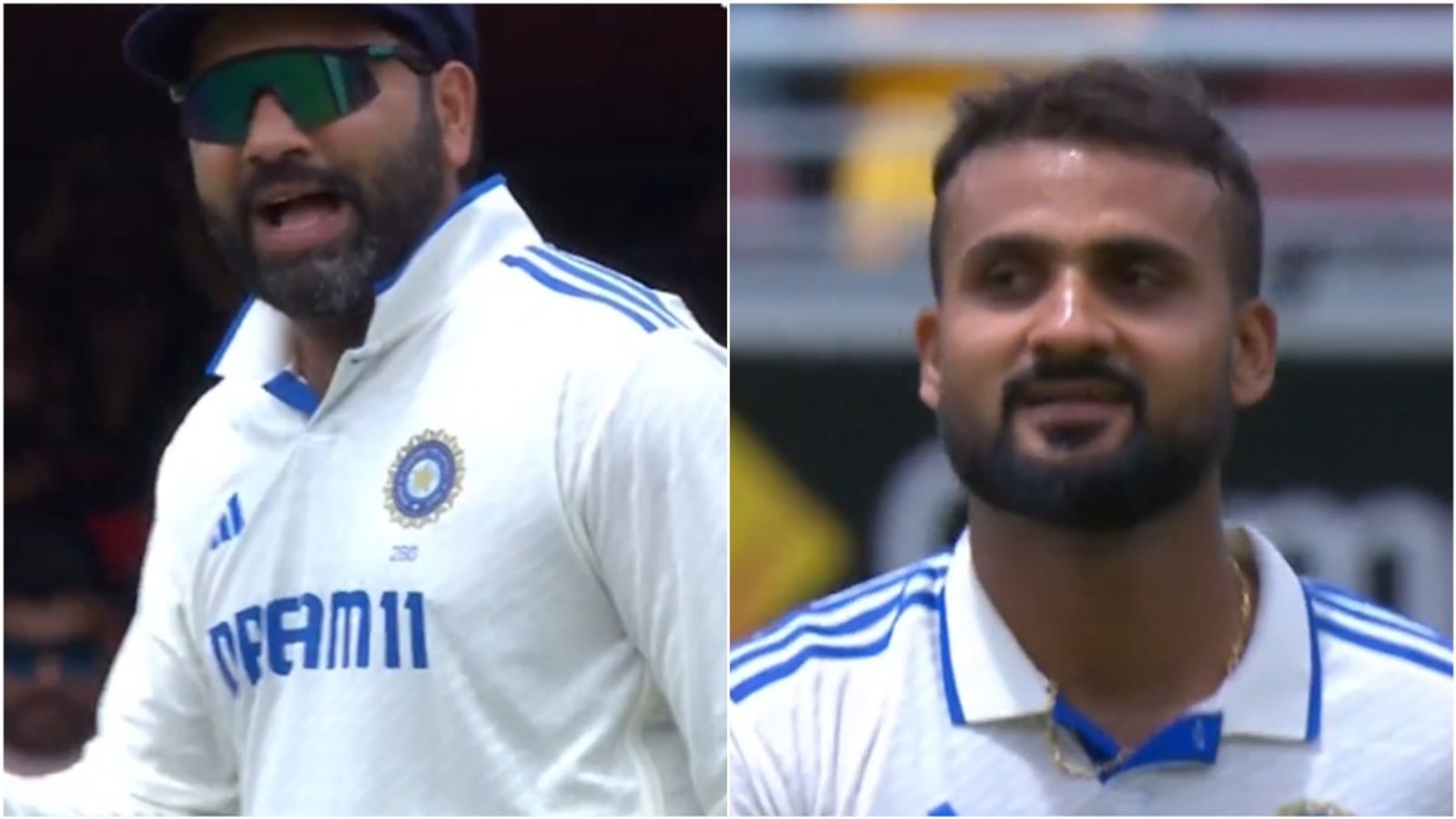 'Abbe sar mein kuch hai?': Rohit Sharma vents out his frustration at Akash Deep as pacer bowls an outrageous wide; watch video Rohit Sharma reacts to Akash Deep's wide delivery on Day 3 of Gabba Test.
