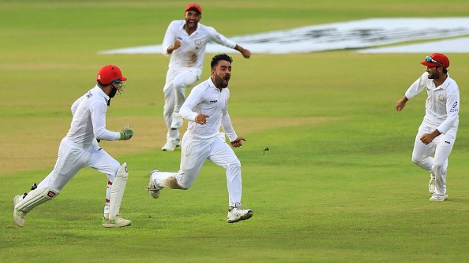 Rashid Khan returns after 2021 as Afghanistan announce Test squad against Zimbabwe Rashid Khan playing a Test match